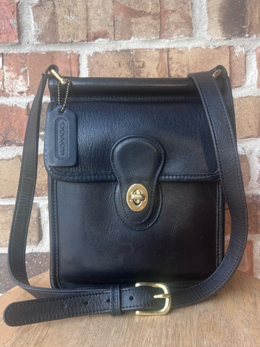 Vintage Coach Murphy Bag style 9930 in Black made in the United States.